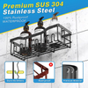 Hot Selling Bathroom No-Punch Storage Shelf Wall Mounted Iron Product Shower Shelf
