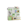 Office Baffle Carbon Steel Shelf Adjustable Hook and Loop Organizers