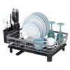 Rustproof Dish Rack for Kitchen Counter Sturdy Dish Drainer with Drainboard and Utensil Holder for Various Kitchenware