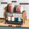 Household Multifunctional Kitchen Shelf Drainer Dish Cupboard Storage Rack