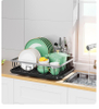 Single Draining Dish Rack for Kitchen Tableware Storage Basket With Organizer Display Home Kitchenware Bowl Racks
