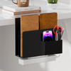 Desk Side Storage Clamp on Side Desk Organizer With Magnetic Pen Holder No Drill Laptop Holder Fits Flat Edge Desk