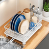 Cross-Border Multifunctional Kitchen Small Volume Dish Draining Rack Bowl Storage Box