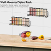 2pcs Wall Mounted Spice Rack Hanging Spice Organizers Kitchen Condiments Storage for Space Saving