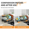 Hot Selling Multi-functional Dish Rack Black Kitchen Accessories Storage Holders & Racks Multifunction Kitchen Organizers Morden