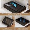 2 Pack Peel and Stick Pull Out Drawers Slide Out Drawers for Kitchen Cabinets Stand Type Installation for Easy Storage