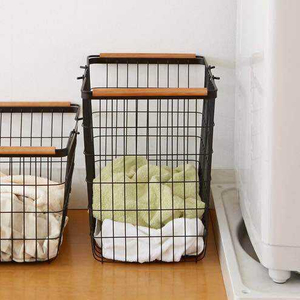 2 Tier Stackable Metal Wire Basket Cart with Rolling Wheels, Utility Rack for Kitchen, Pantry, Garage With 2 Free Baskets
