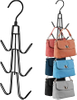Metal Purse Hanger Organizer for Closet Hanging Bag Holder Keeps Purses Visible and in Good Condition