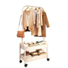 Floor Removable Coat Rack Multifunctional Household Indoor Partition Storage