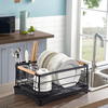 Kitchen Factory Direct Single-Tier Stainless Steel Dish Draining Storage Rack Holder
