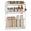 Kitchen Wall Mount Spice Rack 4 Tier Spice Rack Space Saving Corner Organizer
