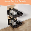 Single-Tier Pull Out Adhesive Drawers for Kitchen and Bathroom Cabinets Metal Pantry Organizers and Storage for Spices
