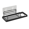 Iron Wall Mount Kitchen Organizer Above Sink Drainage Shelf Sponge Rag Holder