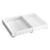 Single-Tier Expandable Metal Pull Out Drawers Standing Type Cabinet Organizer for Kitchen Dish and Bowl Holder