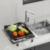 Single-Tier Kitchen Sink Rack Retractable Dish Holder for Fruit & Vegetable Utensils Basin Draining Mat Filter Shelf Storage