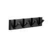 Elegant Black Gold Waterproof Wall Hooks Waterproof Wall Coat and Towel Hooks for Kitchen Bathroom Use for Clothing Tools