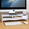 Computer Monitor Booster Desktop Storage Drawer for Office Table Accessories