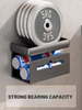 Double Bathroom Paper Towel Box Wall Mounted Shelf Toilet No Punch Restroom Toilet Paper Box Roll Tissue Storage