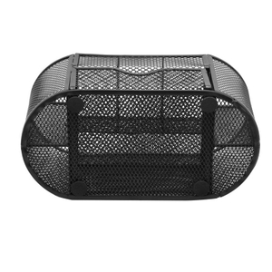 Multifunctional Metal Desk Organizer with Pen and Pencil Holder Functional Office Supply Organizer for School or Home Office