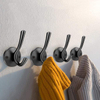 Coat Hooks Heavy Duty Double Towel Robe Clothes Hooks for Hanging Wall Hooks Holder for Bathroom Kitchen Closet