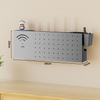 Metal Router Shelf Wall Mount WiFi Router Storage Box Modem Cable Router Cover Organized