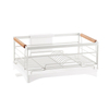 Kitchen Factory Direct Single-Tier Stainless Steel Dish Draining Storage Rack Holder