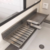Wall-Mounted Bathroom Sink Faucet Shelf Toiletries Draining Organizer