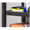 Thickened Steel Bookshelf Floor Stand With Wheels Students Special Book Organization
