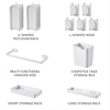 Factory Direct Plastic Pegboard Accessories DIY Combination Storage Set