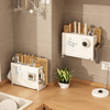 Universal Kitchen Storage Rack with Knife Block Holder Utensils Organizer Including Cutting Board Pot Pan Lid Holder