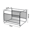 Metal Desktop Document Shelf Standing Type Letter Tray Paper Organizer File Organizer Easy Installation Desk Top Organizing Tool