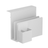 Desk Side Storage Clamp on Side Desk Organizer With Magnetic Pen Holder No Drill Laptop Holder Fits Flat Edge Desk