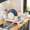 Cross-Border Multifunctional Kitchen Small Volume Dish Draining Rack Bowl Storage Box