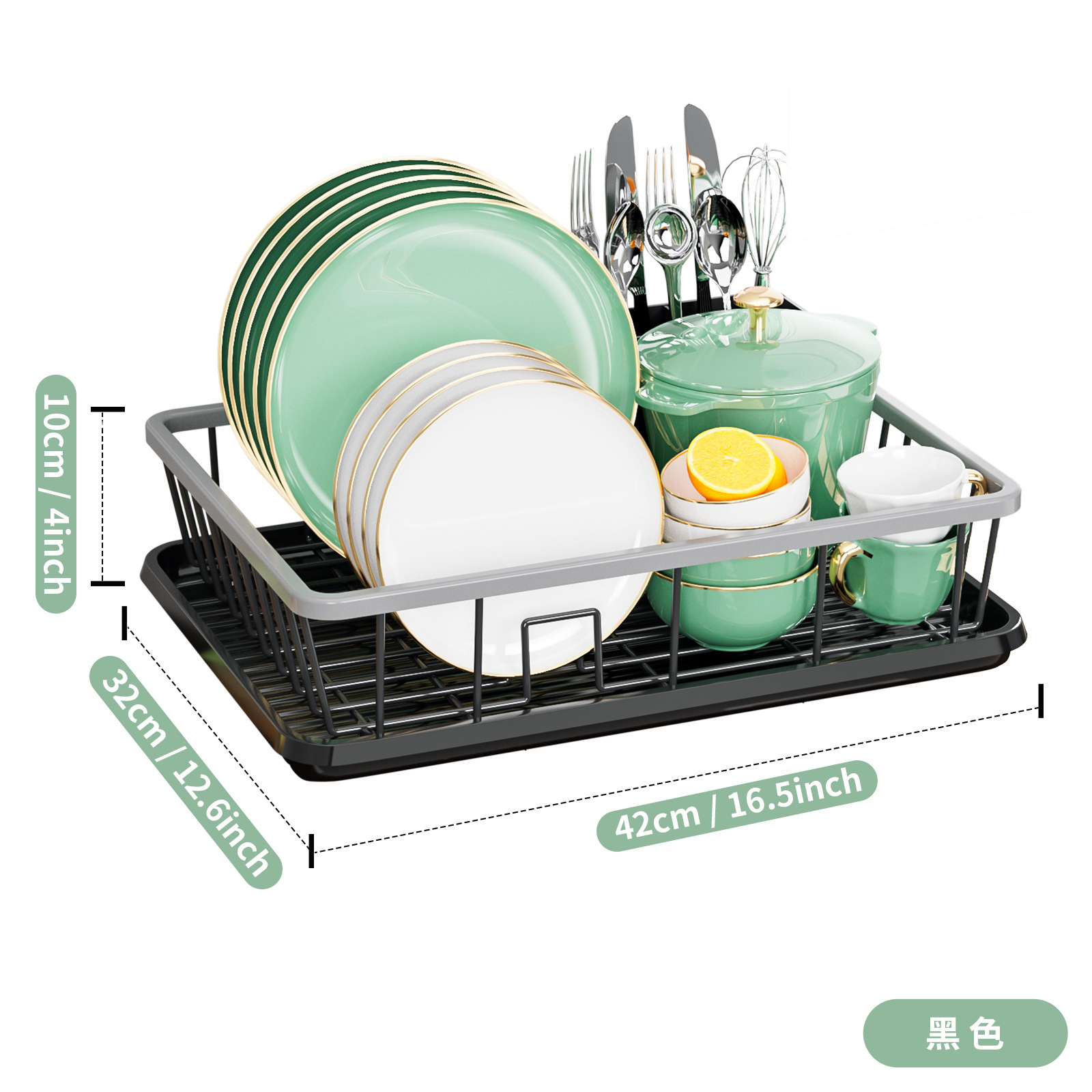 Single Draining Dish Rack for Kitchen Tableware Storage Basket With Organizer Display Home Kitchenware Bowl Racks