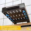 2 Pack Peel and Stick Pull Out Drawers Slide Out Drawers for Kitchen Cabinets Stand Type Installation for Easy Storage