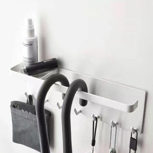 Entrance Multifunctional Wall Hanger Key Organizer Carbon Steel Bathroom Accessories