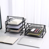 Letter Tray Desk Organizer, 3-Tier Mesh Paper Tray, Document, Letter, Office Paper Organizer