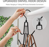 Metal Purse Hanger Organizer for Closet Hanging Bag Holder Keeps Purses Visible and in Good Condition