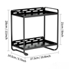 Multi-Layer Desktop Cosmetic Shelf Dresser and Skin Care Organizer with Wash Basket for Dormitory or Bathroom Storage Use