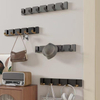Elegant Metal Wall Hooks Waterproof Coat and Towel Hooks With Foldable Design for Kitchen & Bathroom Clothing & Tools Storage