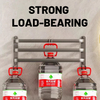 Multi-Tier Stainless Steel Bathroom Railing Wall Storage Grey Bathroom Towel Racks