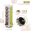 Coffee Capsule Holder Capsules Coffee Capsule Stands Rotating Coffee Pod Holder Rack