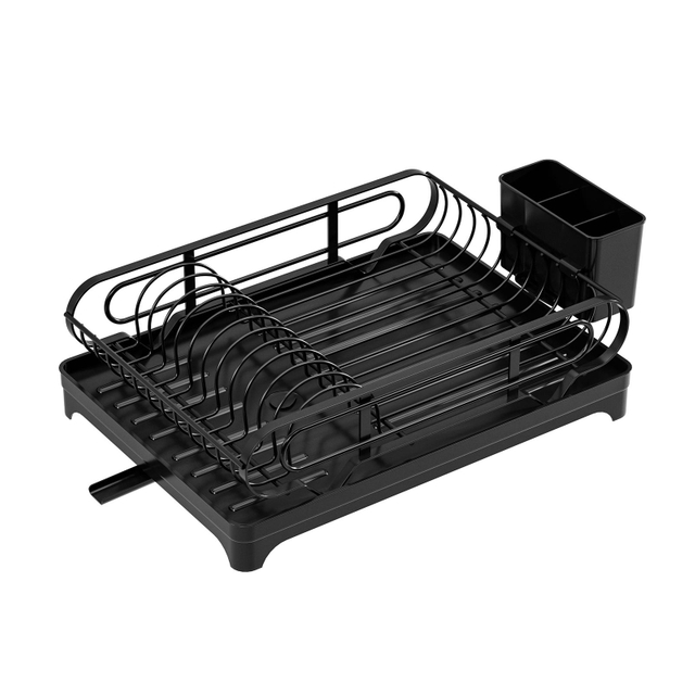 Crossing Standing Type Kitchen Dish Organizer Rack Chopsticks Sink Countertop Drainage Bowl Holder Easy
