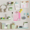 Factory Direct Plastic Pegboard Accessories DIY Combination Storage Set