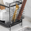 Multifunctional Dish Organizer Drain Rack Modern Kitchen Shelf Tray Home Drying Tool Cross-Border