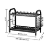 Kitchen Multifunctional Standing Type Drying Dish Rack Chopsticks and Knife Storage Box Holder