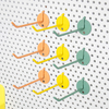 Pegboard Accessories Hooks Metal Round Bottom Entryway Key Storage
