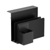 Desk Side Storage Clamp on Side Desk Organizer With Magnetic Pen Holder No Drill Laptop Holder Fits Flat Edge Desk