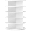 Customized Size Shoe Carousel 360 Rotating Shoe Rack Tower 5 Tier Storage Cabinet Rotating Shoe Racks