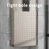 Champagne Gold Kitchen Gas Water Heater Cover Hole Plate Wall Organizer Shelf